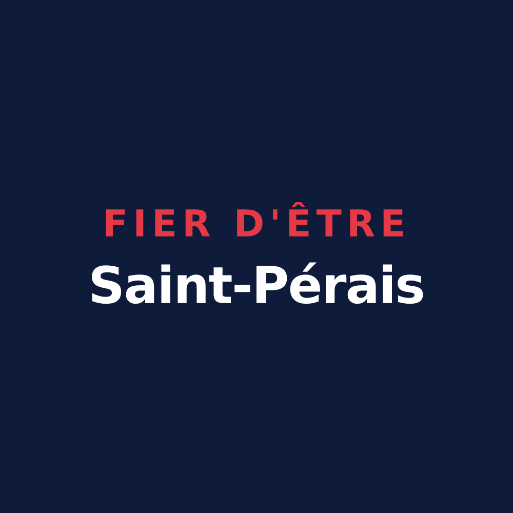 T-shirt « Fier d'être Saint-Pérais » — design pour Saint-Père