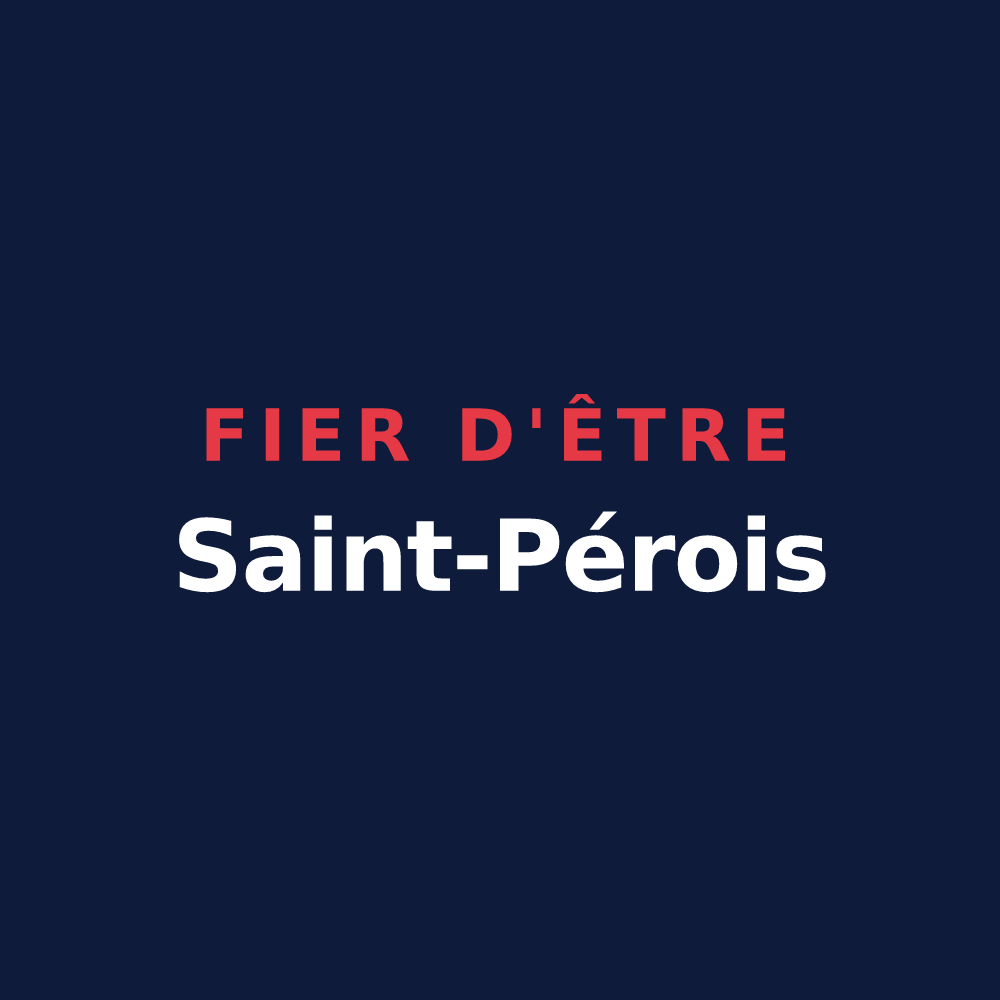 T-shirt « Fier d'être Saint-Pérois » — design pour Saint-Père-sur-Loire