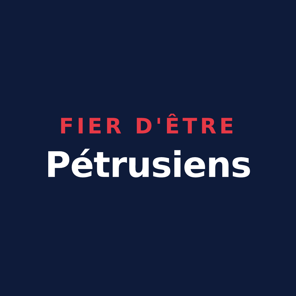 T-shirt « Fier d'être Pétrusiens » — design pour Saint-Péreuse