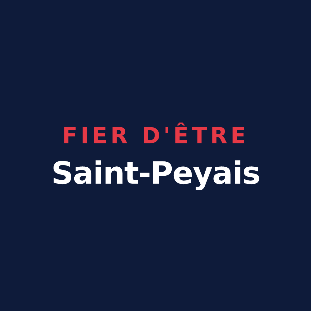 T-shirt « Fier d'être Saint-Peyais » — design pour Saint-Pey-de-Castets