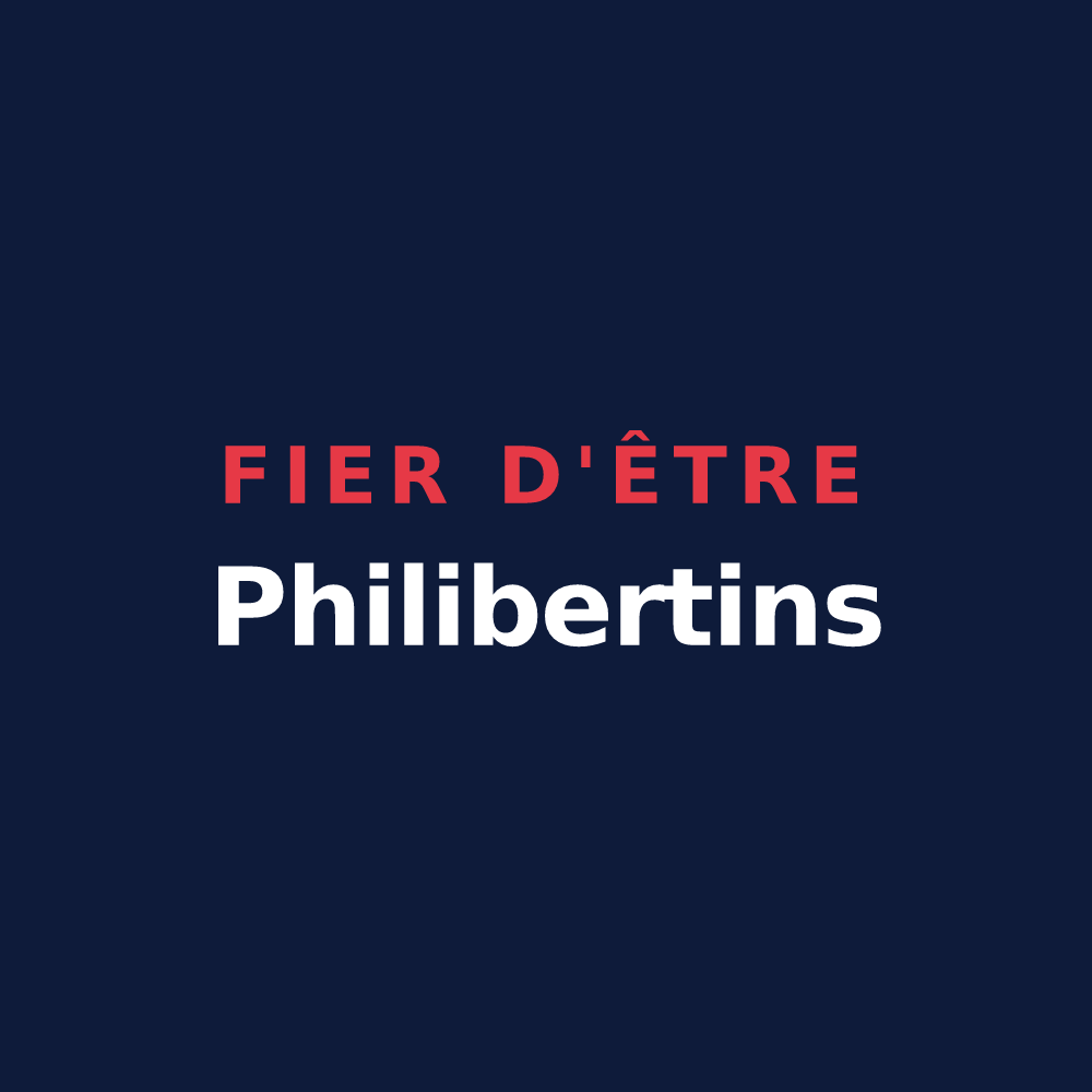 T-shirt « Fier d'être Philibertins » — design pour Saint-Philbert-de-Grand-Lieu