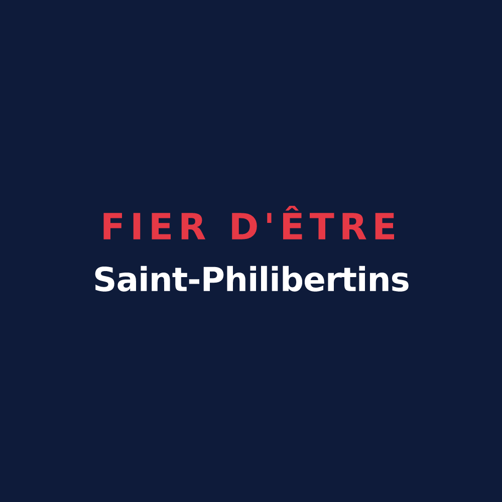 T-shirt « Fier d'être Saint-Philibertins » — design pour Saint-Philbert-des-Champs