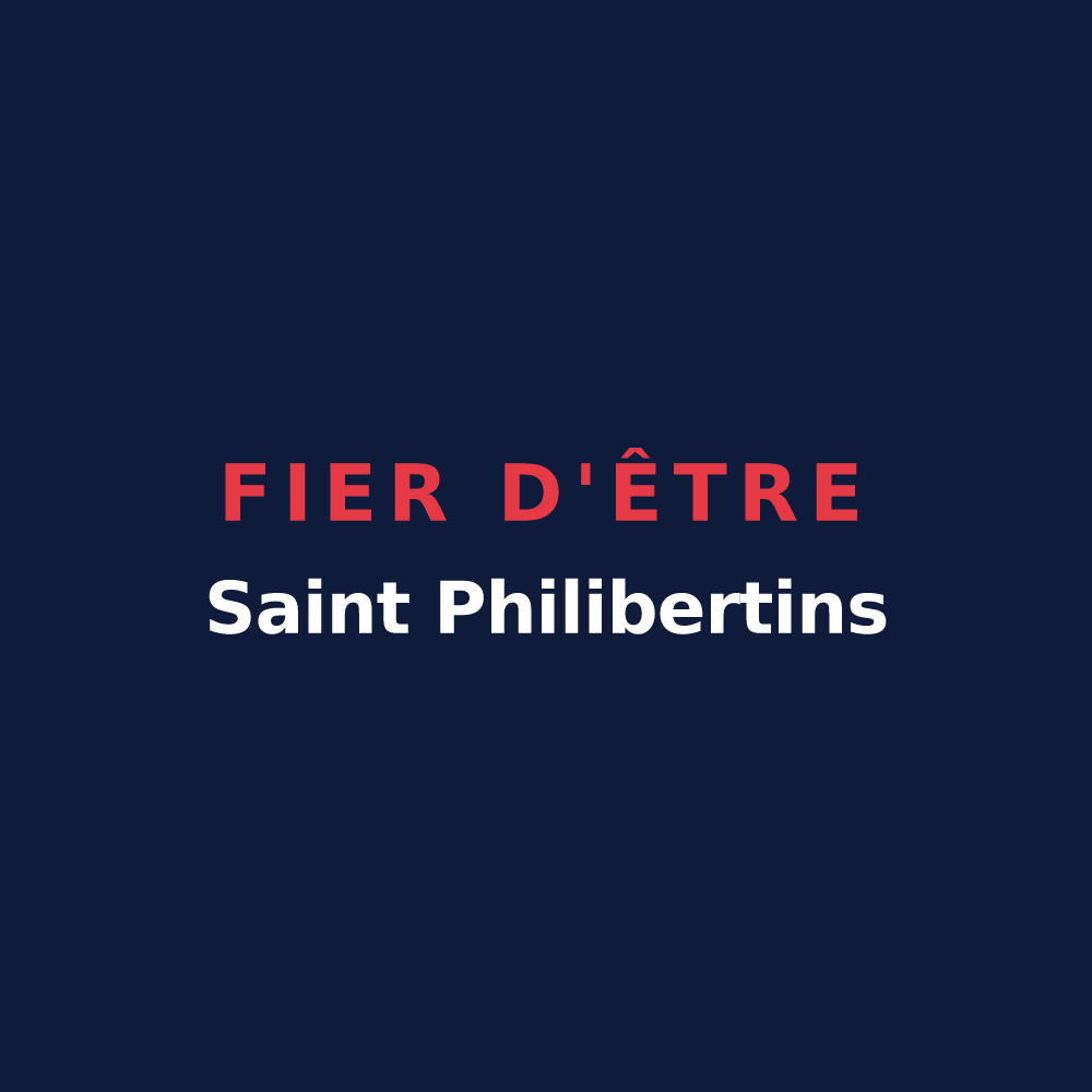 T-shirt « Fier d'être Saint Philibertins » — design pour Saint-Philbert-sur-Boissey