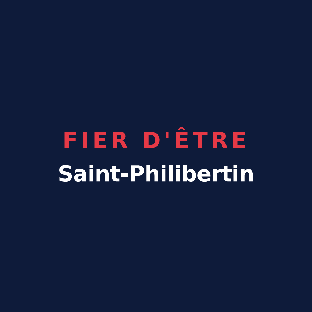 T-shirt « Fier d'être Saint-Philibertin » — design pour Saint-Philibert