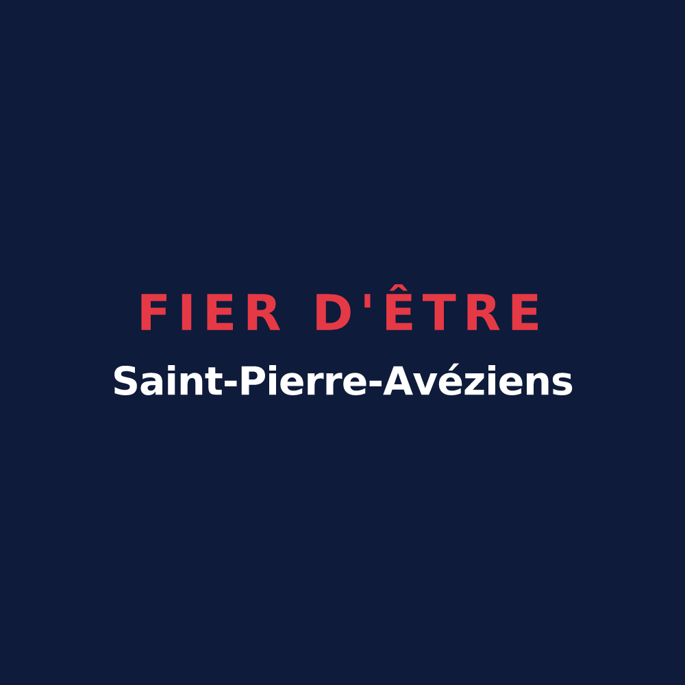 T-shirt « Fier d'être Saint-Pierre-Avéziens » — design pour Saint-Pierre-Avez