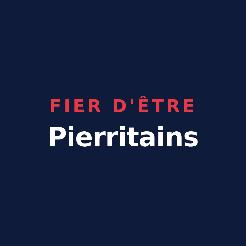 T-shirt « Fier d'être Pierritains » — design pour Saint-Pierre-d'Amilly