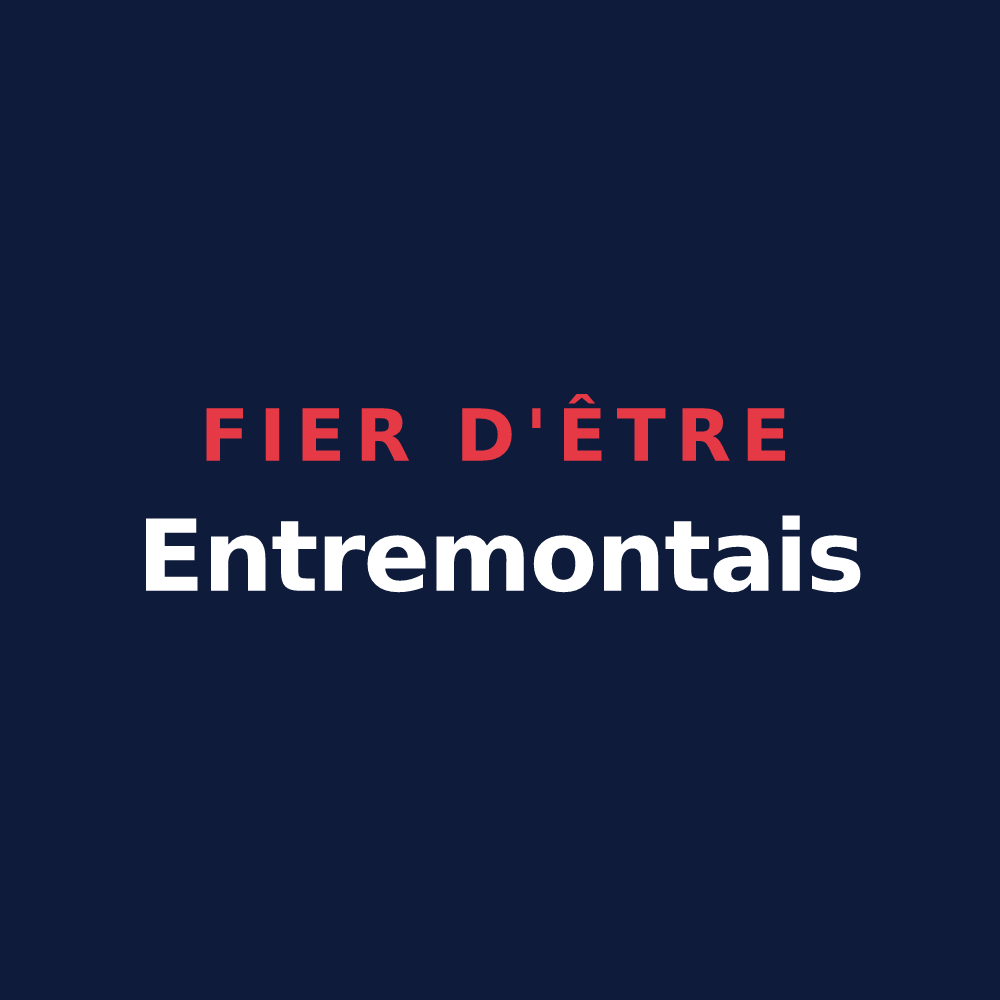 T-shirt « Fier d'être Entremontais » — design pour Saint-Pierre-d'Entremont