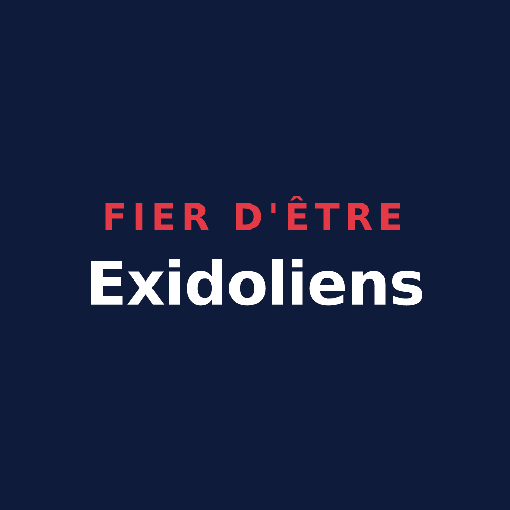 T-shirt « Fier d'être Exidoliens » — design pour Saint-Pierre-d'Exideuil