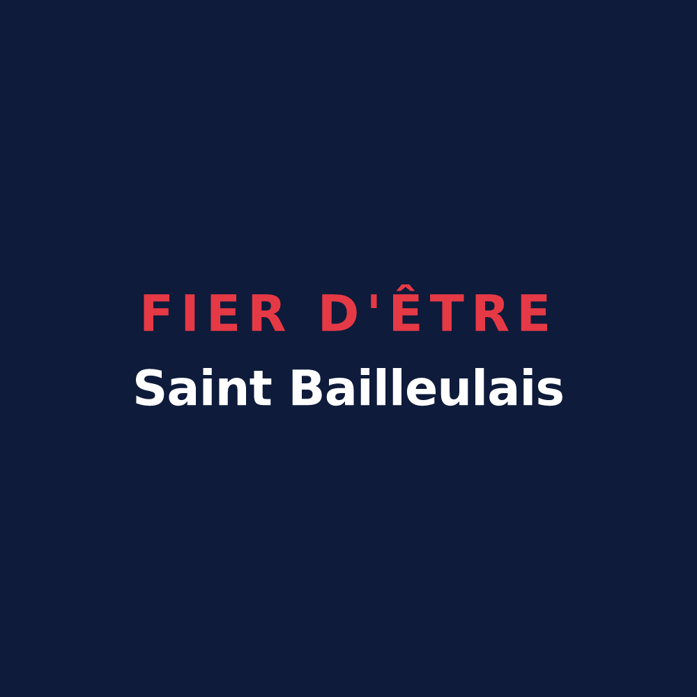 T-shirt « Fier d'être Saint Bailleulais » — design pour Saint-Pierre-de-Bailleul