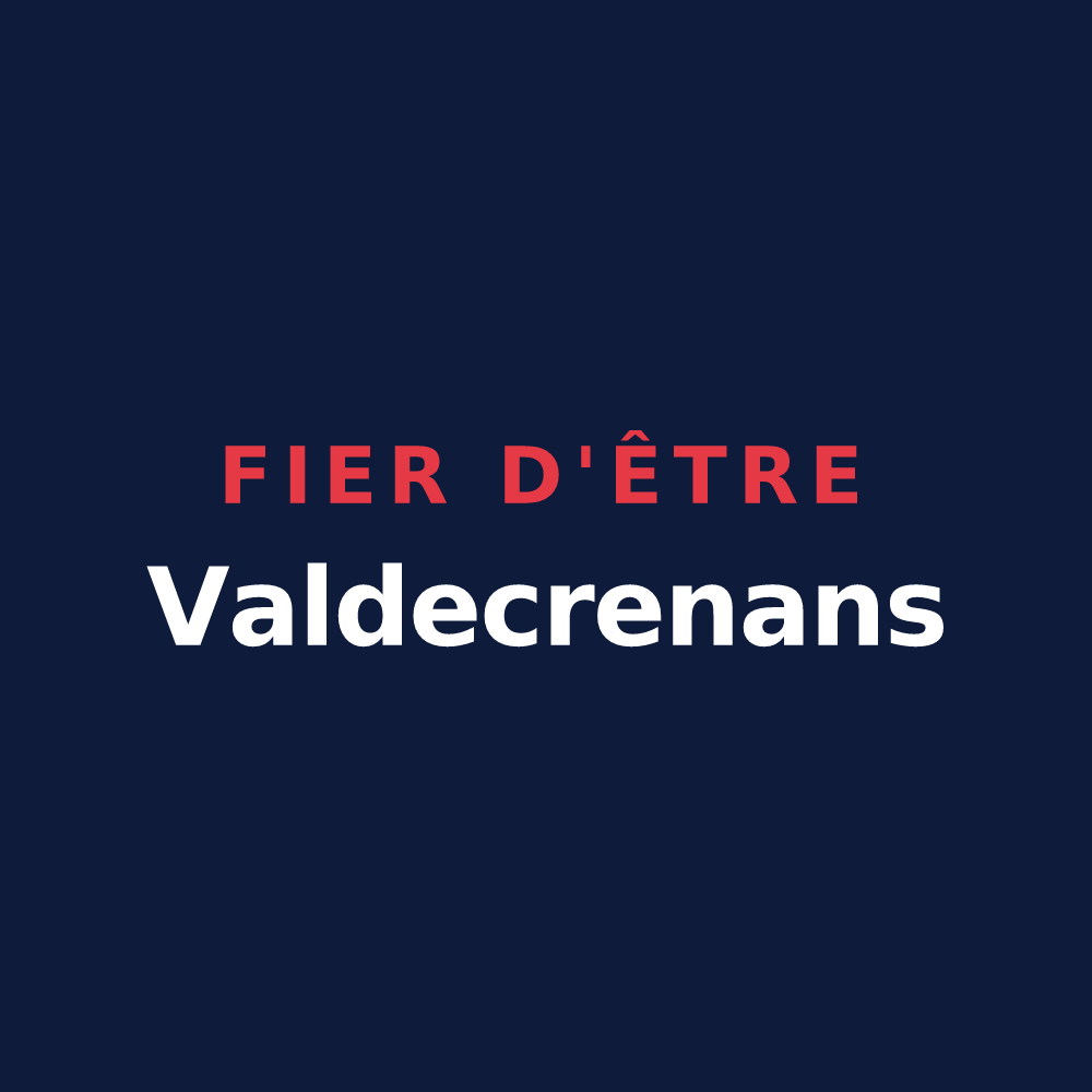 T-shirt « Fier d'être Valdecrenans » — design pour Saint-Pierre-de-Curtille