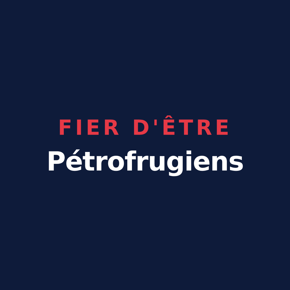T-shirt « Fier d'être Pétrofrugiens » — design pour Saint-Pierre-de-Frugie