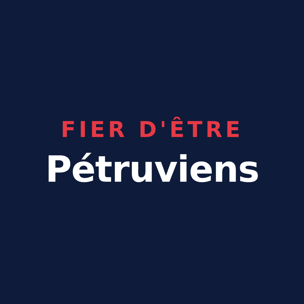 T-shirt « Fier d'être Pétruviens » — design pour Saint-Pierre-des-Loges