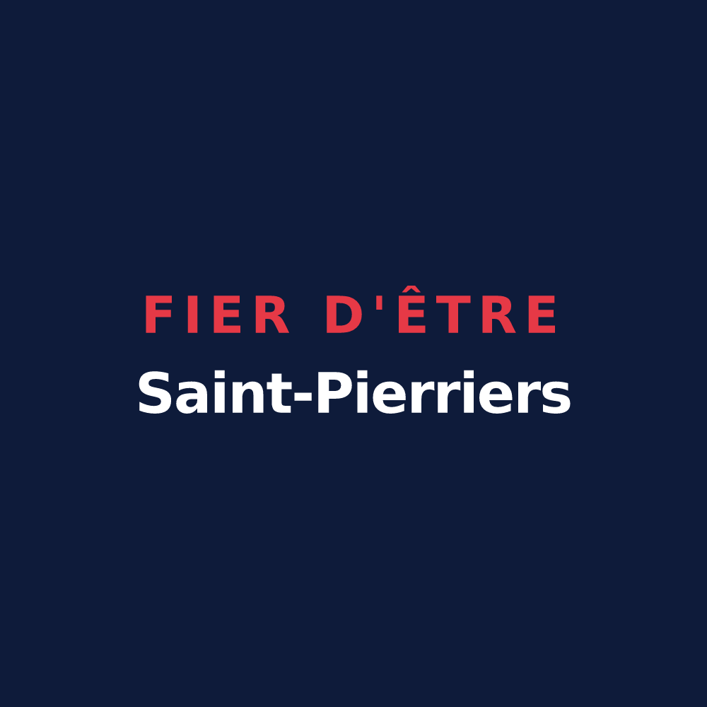 T-shirt « Fier d'être Saint-Pierriers » — design pour Saint-Pierre-des-Tripiers