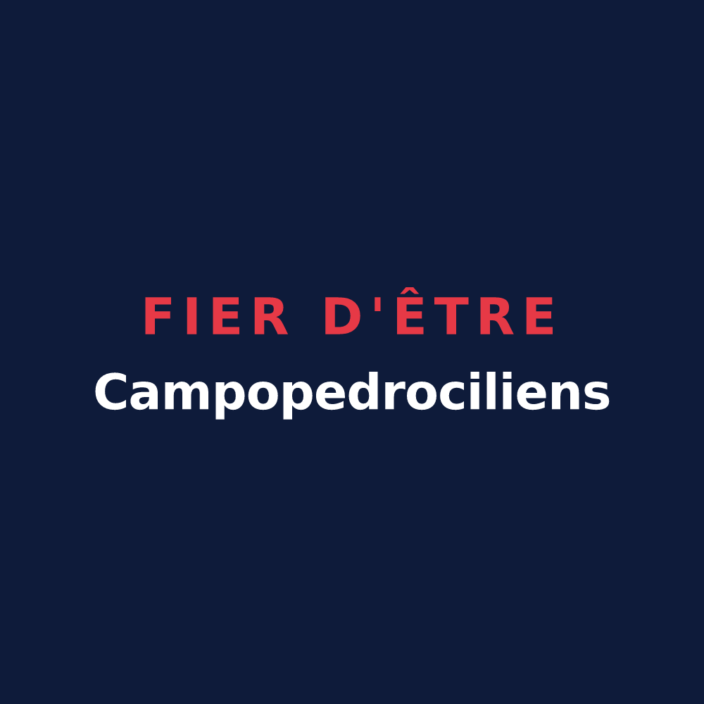 T-shirt « Fier d'être Campopedrociliens » — design pour Saint-Pierre-du-Champ