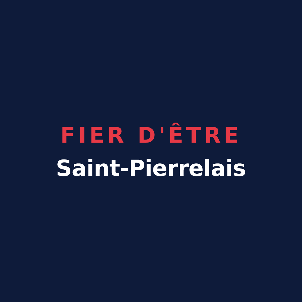 T-shirt « Fier d'être Saint-Pierrelais » — design pour Saint-Pierre-du-Palais