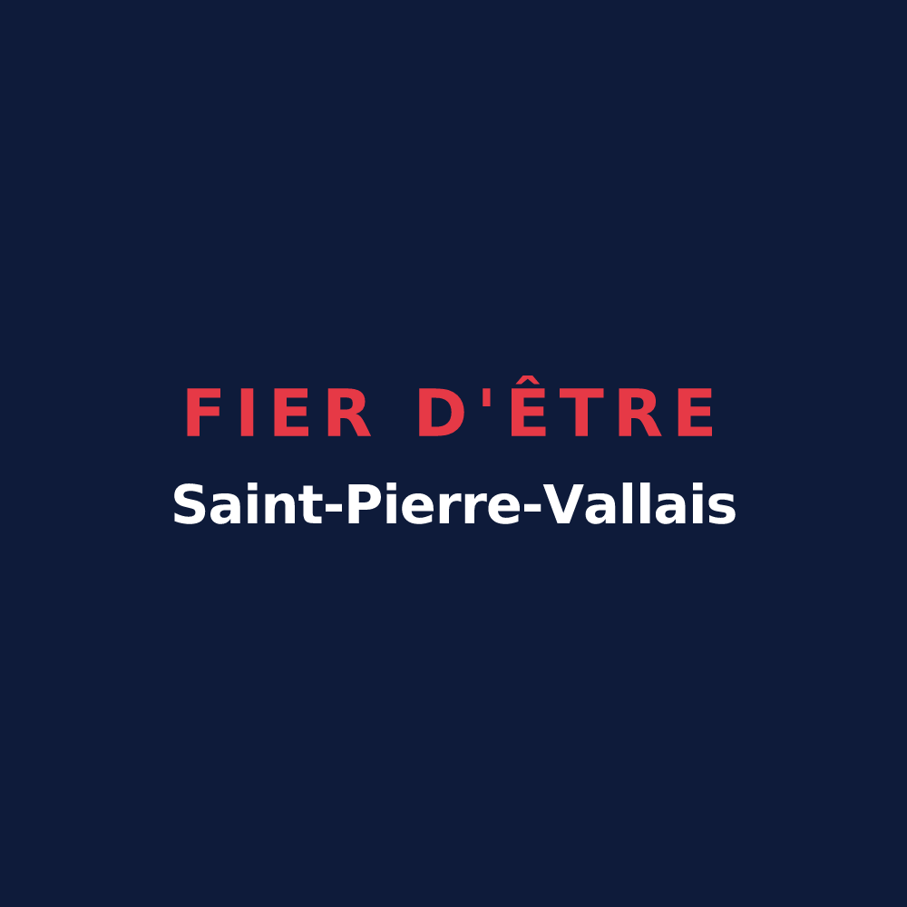 T-shirt « Fier d'être Saint-Pierre-Vallais » — design pour Saint-Pierre-en-Val