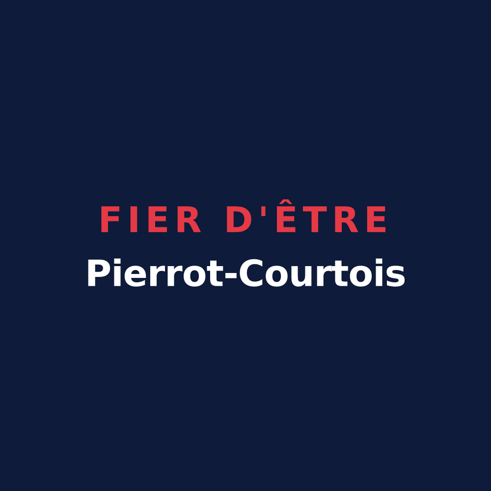 T-shirt « Fier d'être Pierrot-Courtois » — design pour Saint-Pierre-la-Cour