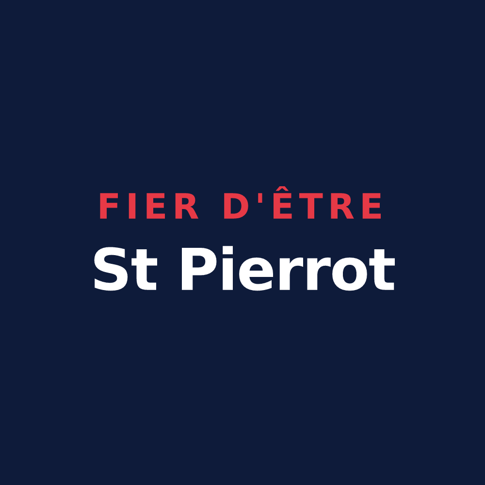T-shirt « Fier d'être St Pierrot » — design pour Saint-Pierre-la-Noaille