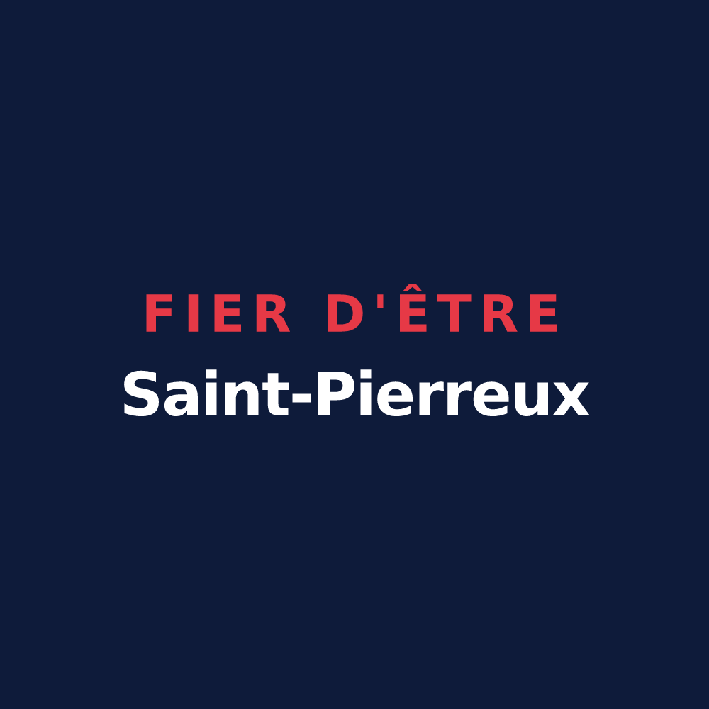 T-shirt « Fier d'être Saint-Pierreux » — design pour Saint-Pierre-le-Vieux