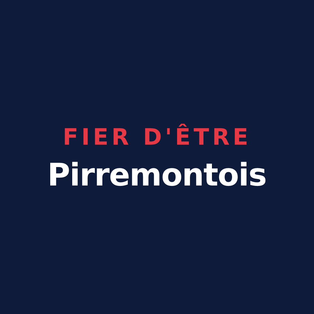 T-shirt « Fier d'être Pirremontois » — design pour Saint-Pierremont