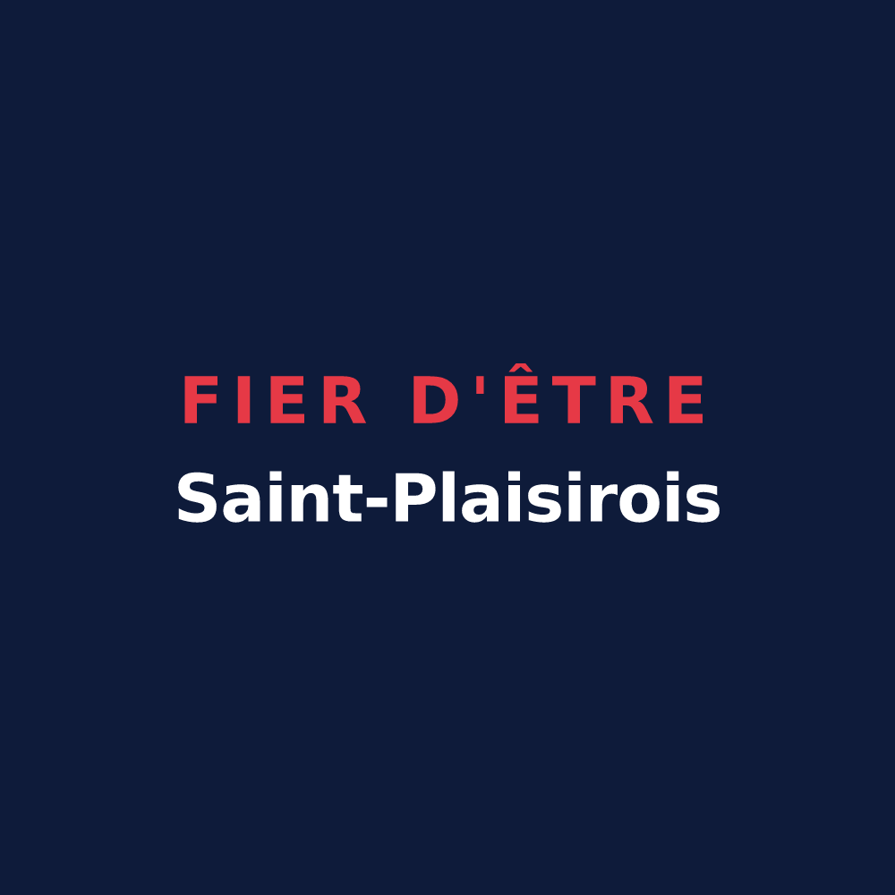 T-shirt « Fier d'être Saint-Plaisirois » — design pour Saint-Plaisir