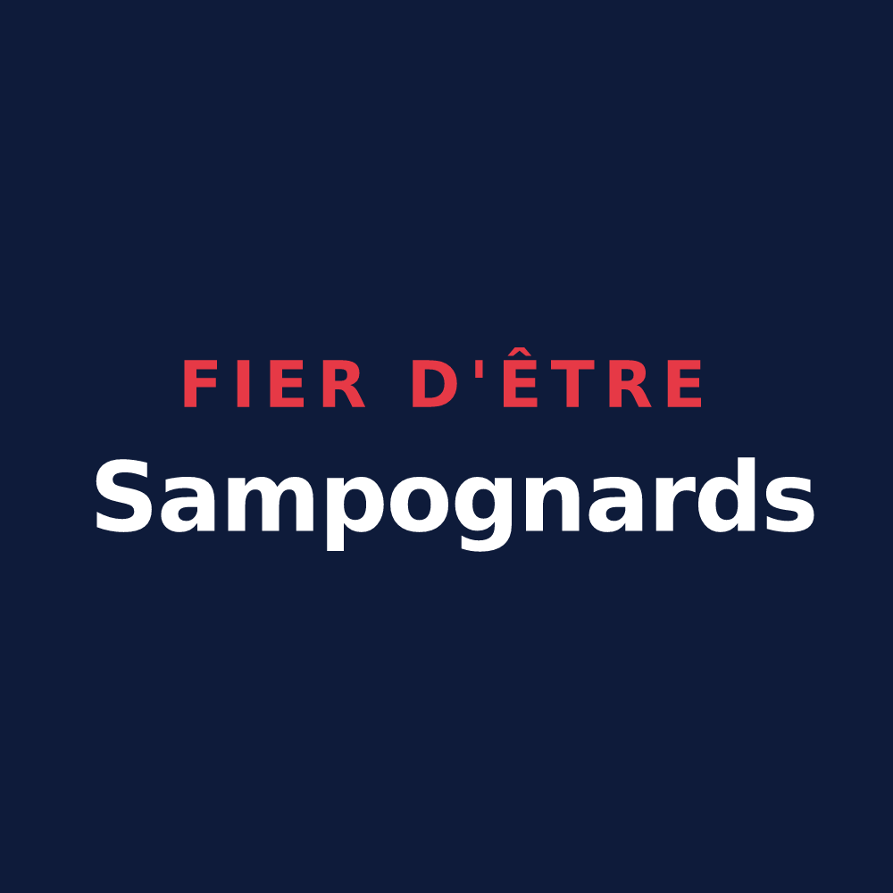 T-shirt « Fier d'être Sampognards » — design pour Saint-Point