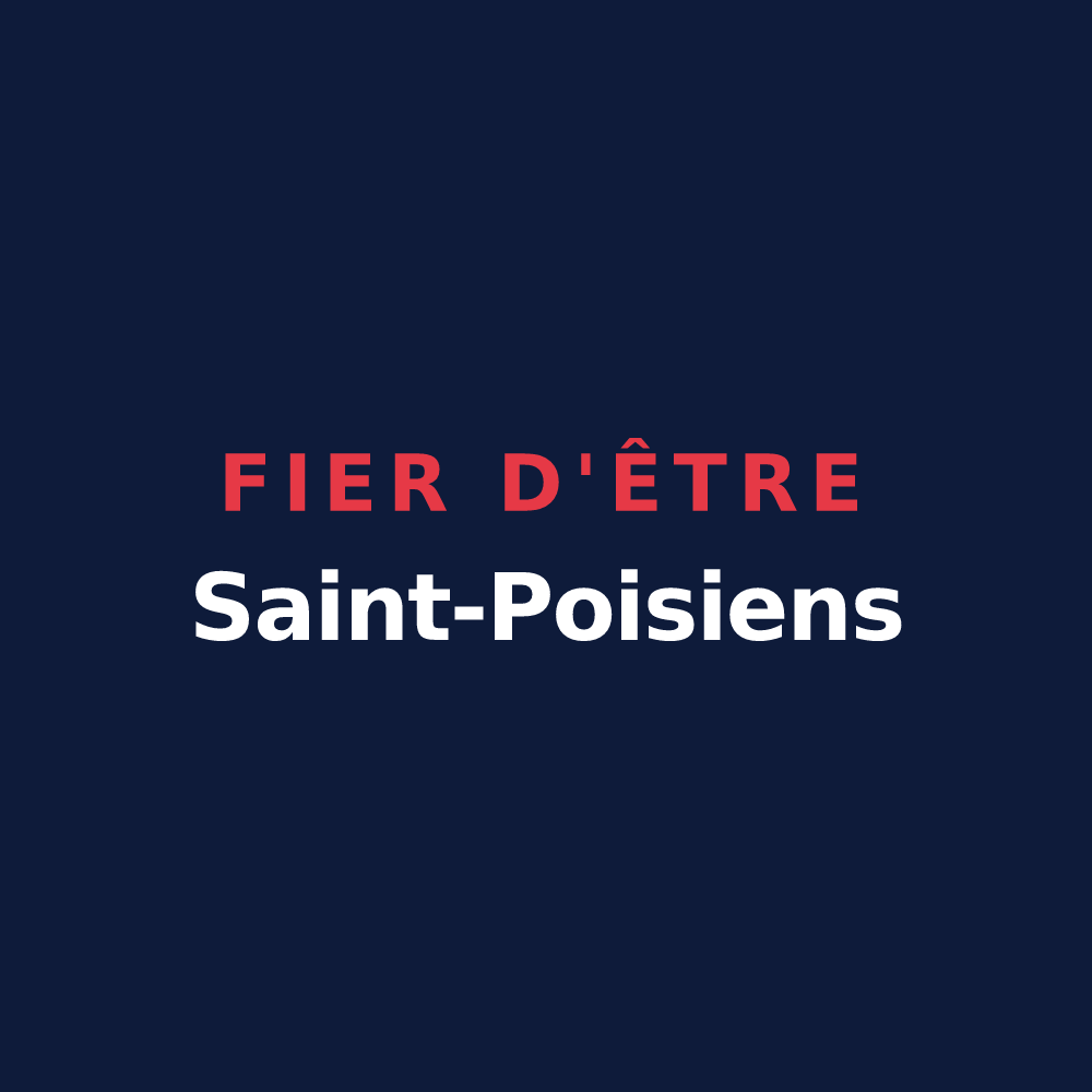 T-shirt « Fier d'être Saint-Poisiens » — design pour Saint-Pois