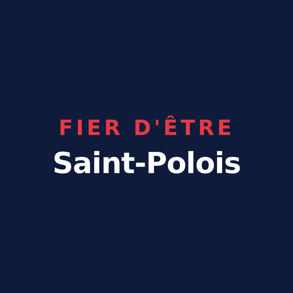 T-shirt « Fier d'être Saint-Polois » — design pour Saint-Pol-sur-Ternoise