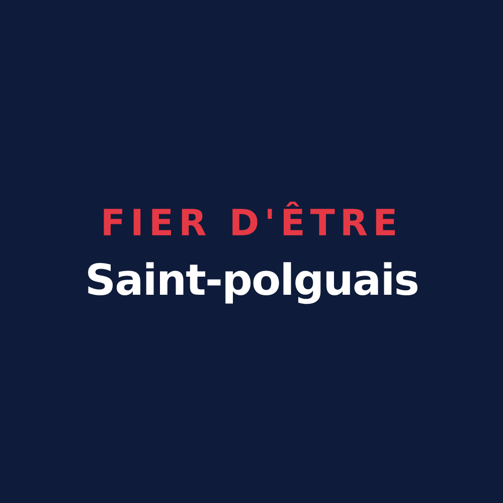 T-shirt « Fier d'être Saint-polguais » — design pour Saint-Polgues