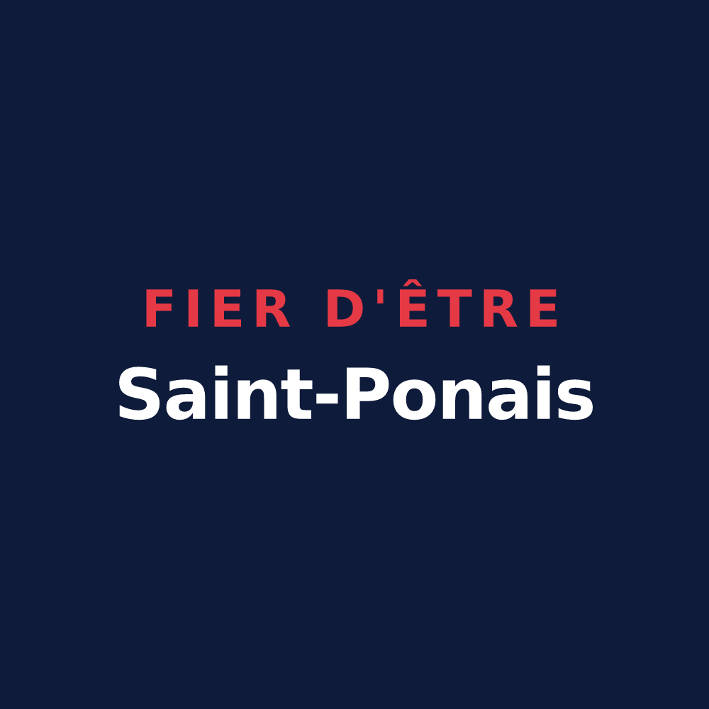 T-shirt « Fier d'être Saint-Ponais » — design pour Saint-Pons-de-Thomières