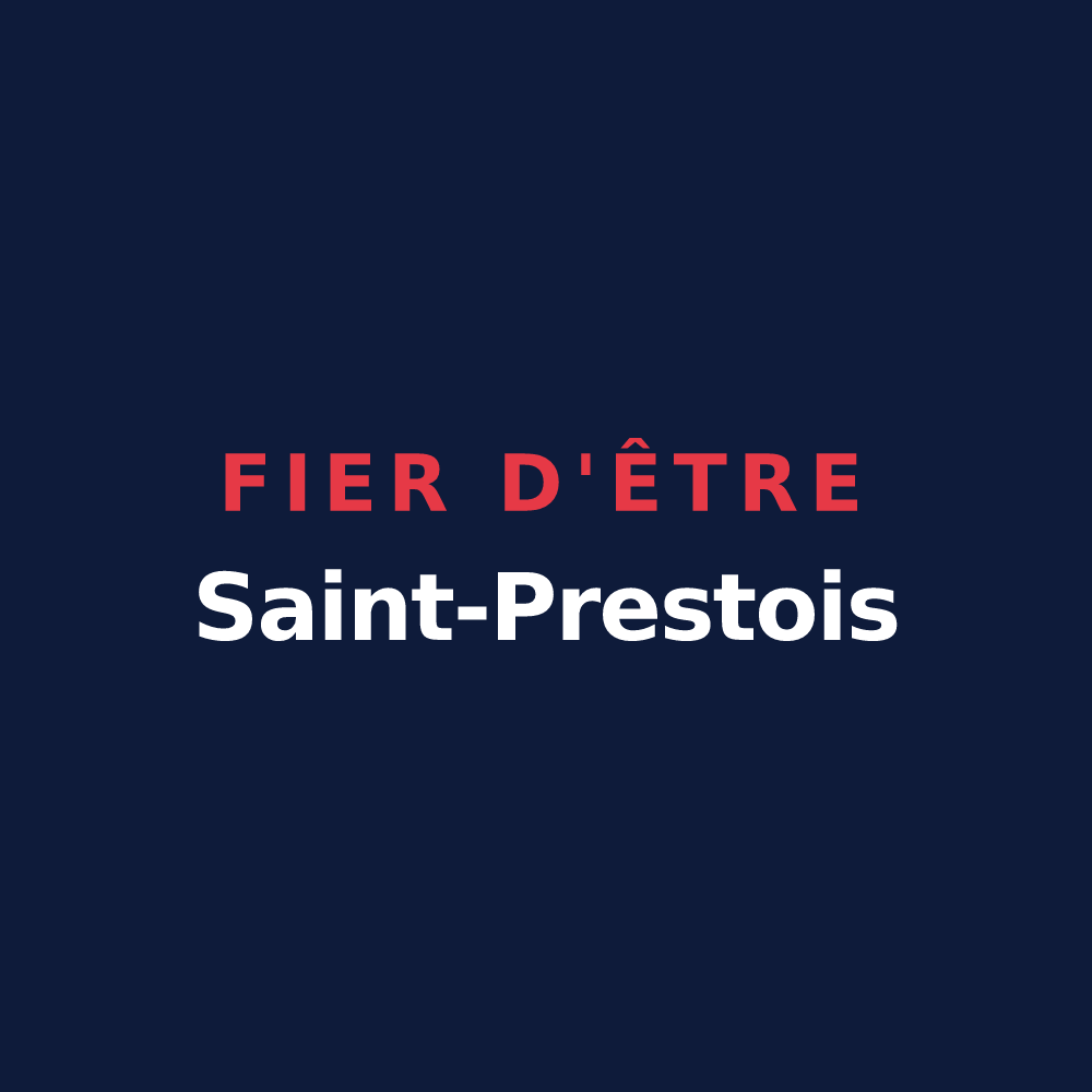 T-shirt « Fier d'être Saint-Prestois » — design pour Saint-Prest