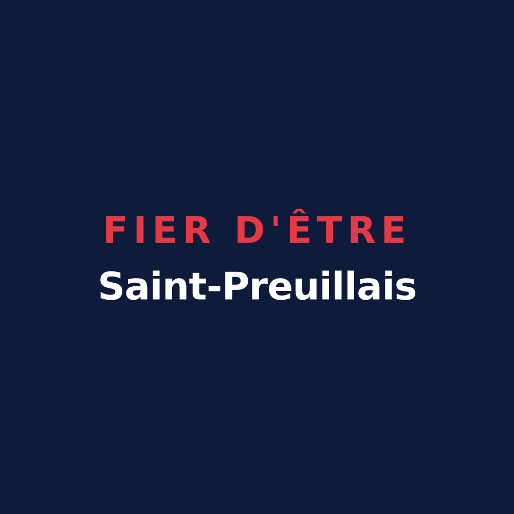 T-shirt « Fier d'être Saint-Preuillais » — design pour Saint-Preuil
