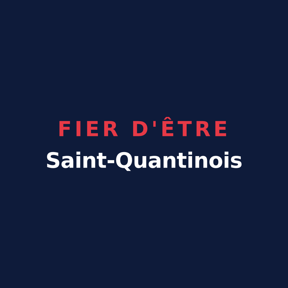 T-shirt « Fier d'être Saint-Quantinois » — design pour Saint-Quantin-de-Rançanne