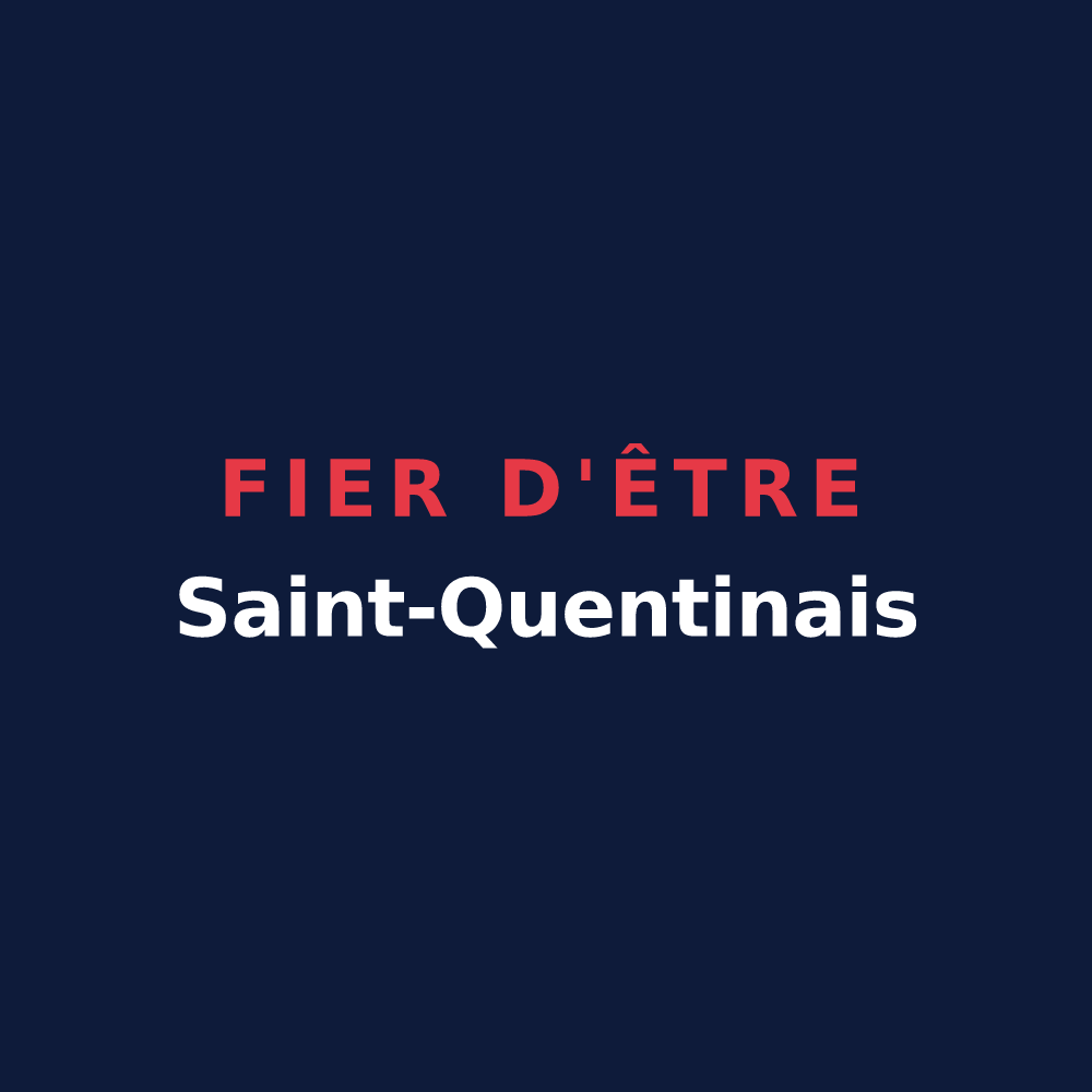 T-shirt « Fier d'être Saint-Quentinais » — design pour Saint-Quentin-de-Baron