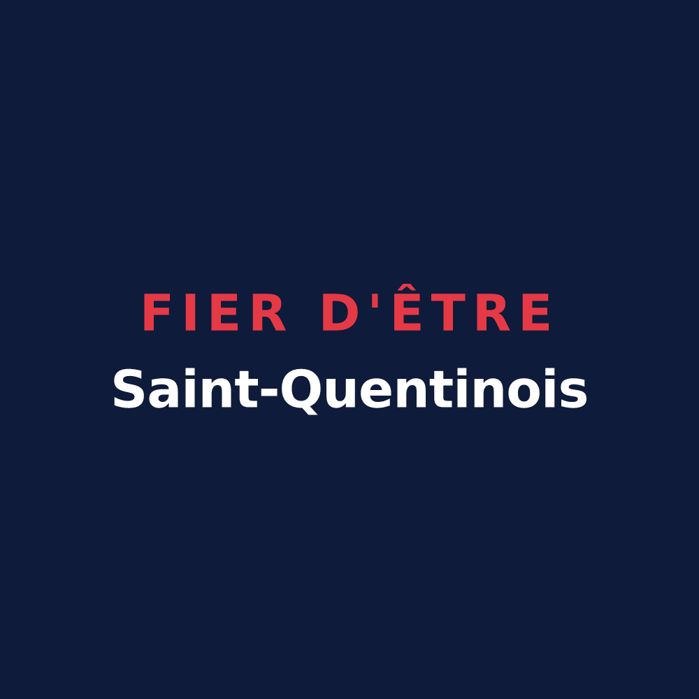 T-shirt « Fier d'être Saint-Quentinois » — design pour Saint-Quentin-en-Tourmont