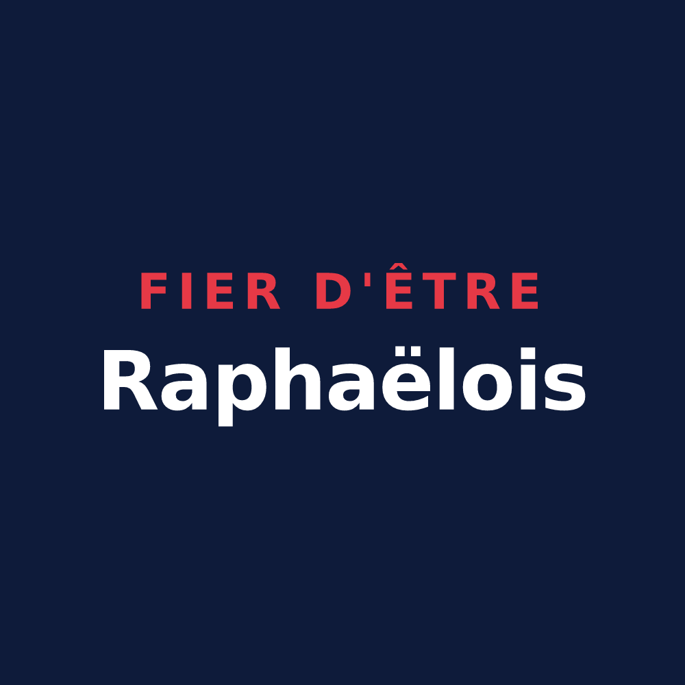 T-shirt « Fier d'être Raphaëlois » — design pour Saint-Raphaël