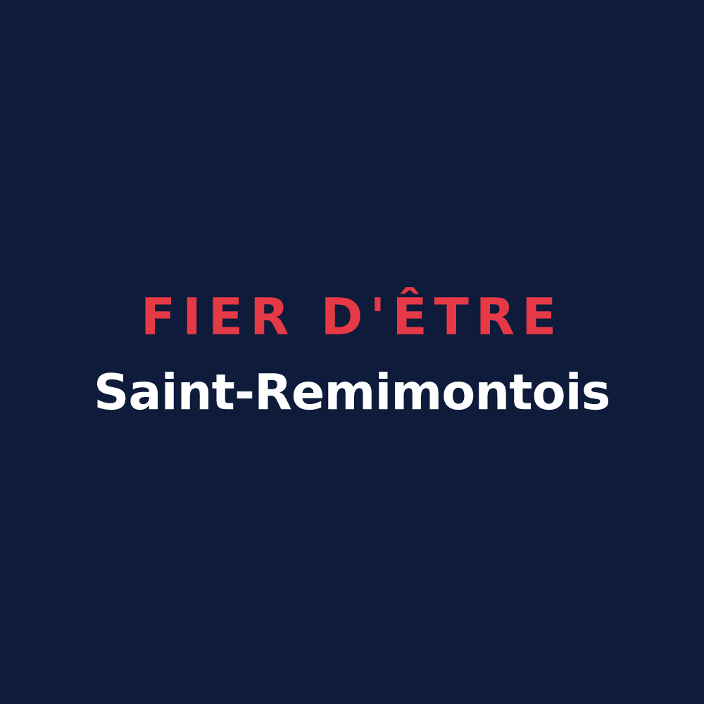 T-shirt « Fier d'être Saint-Remimontois » — design pour Saint-Remimont