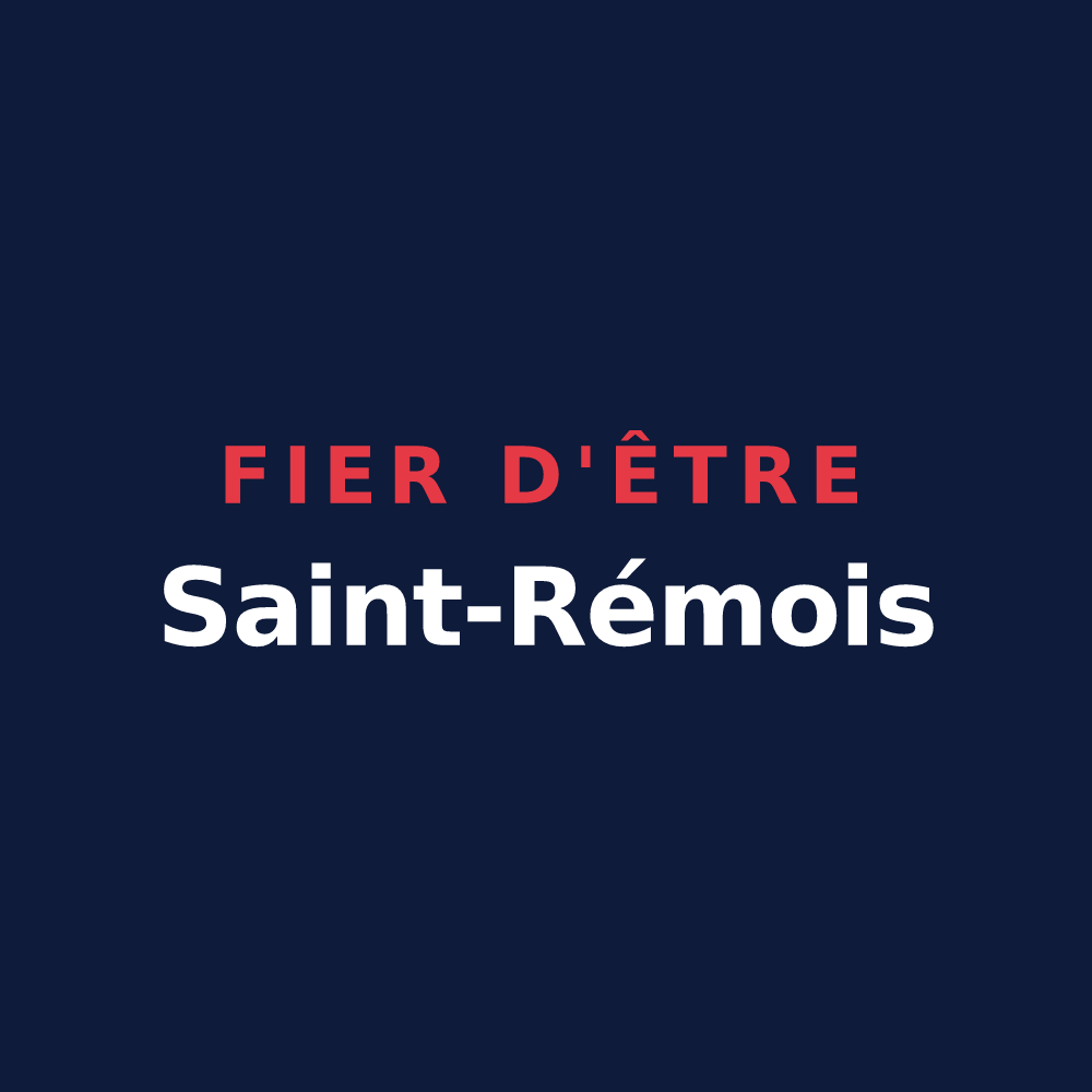 T-shirt « Fier d'être Saint-Rémois » — design pour Saint-Rémy-lès-Chevreuse
