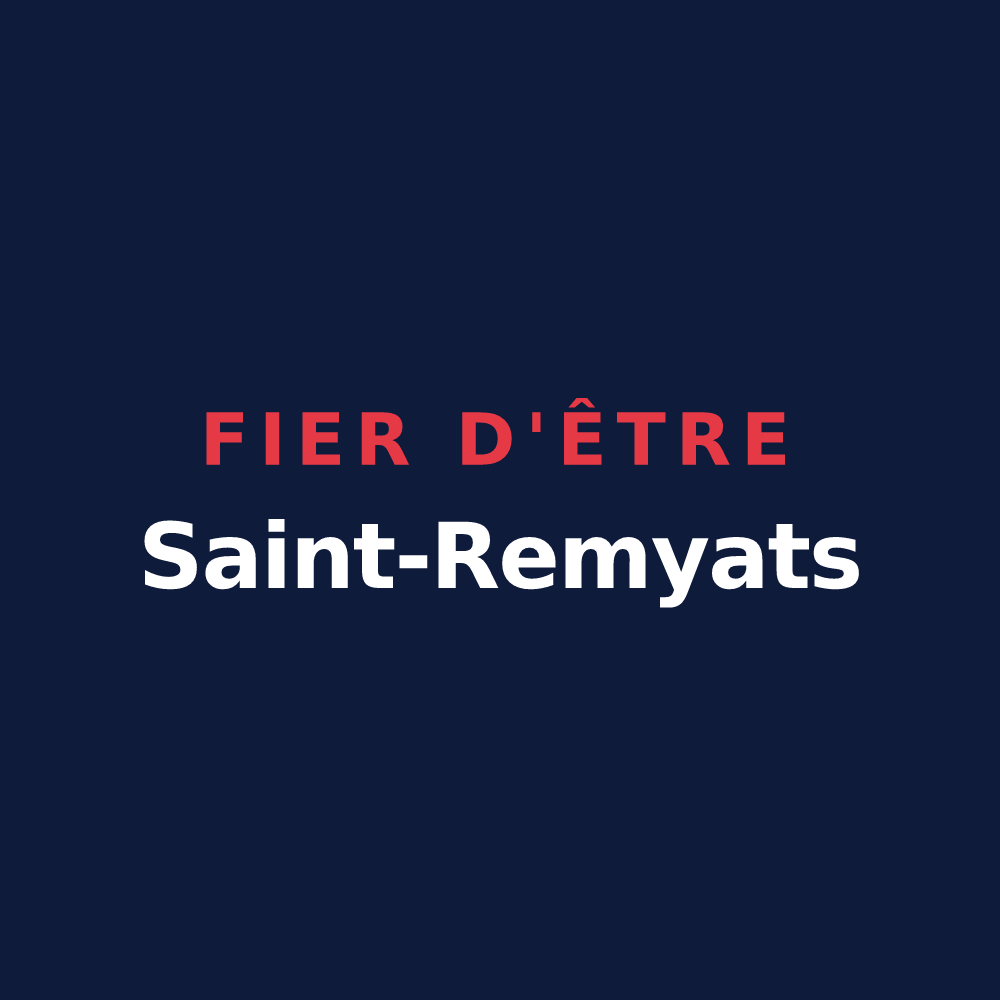 T-shirt « Fier d'être Saint-Remyats » — design pour Saint-Remy-sous-Broyes