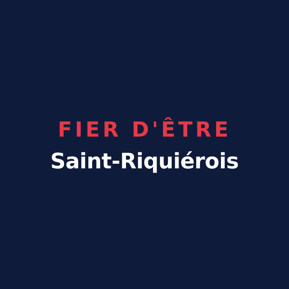 T-shirt « Fier d'être Saint-Riquiérois » — design pour Saint-Riquier-en-Rivière