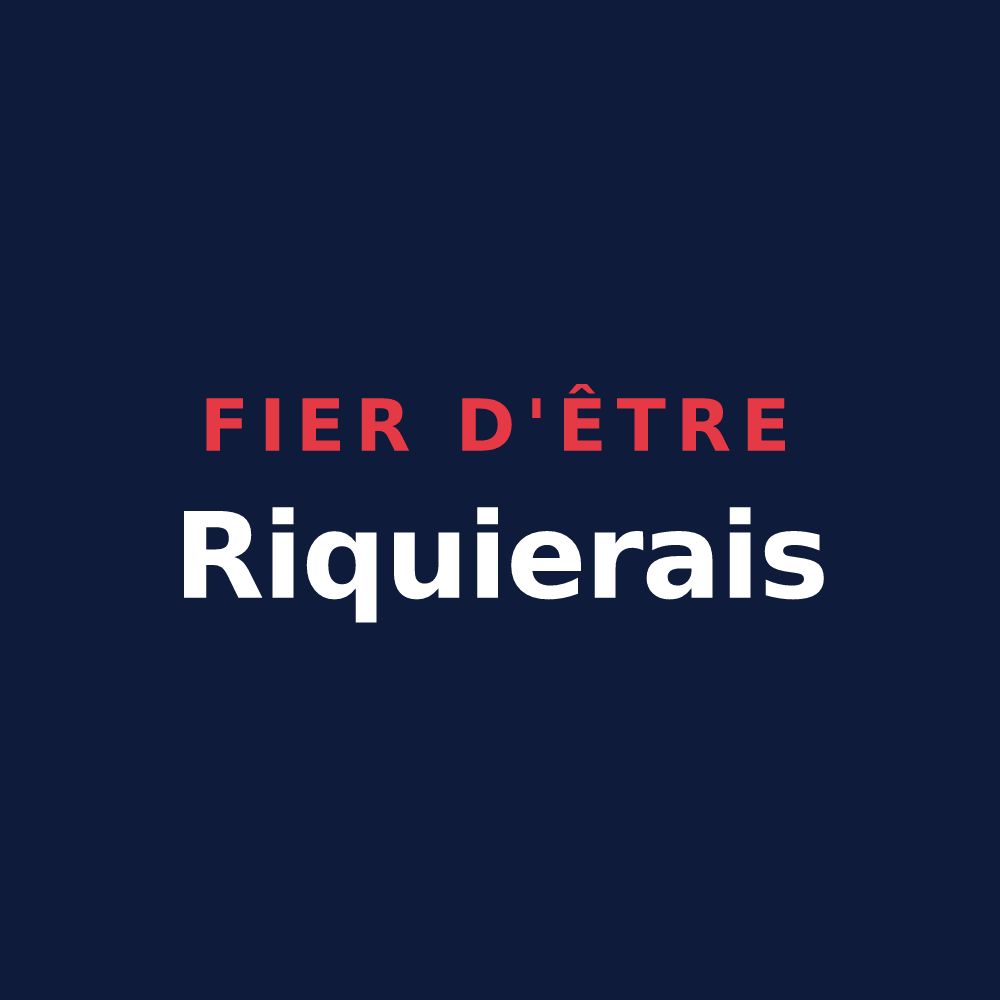 T-shirt « Fier d'être Riquierais » — design pour Saint-Riquier-ès-Plains