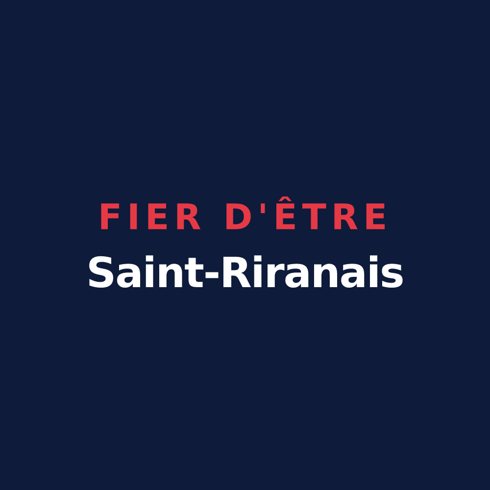 T-shirt « Fier d'être Saint-Riranais » — design pour Saint-Rirand
