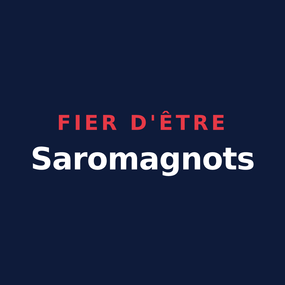 T-shirt « Fier d'être Saromagnots » — design pour Saint-Romain-au-Mont-d'Or