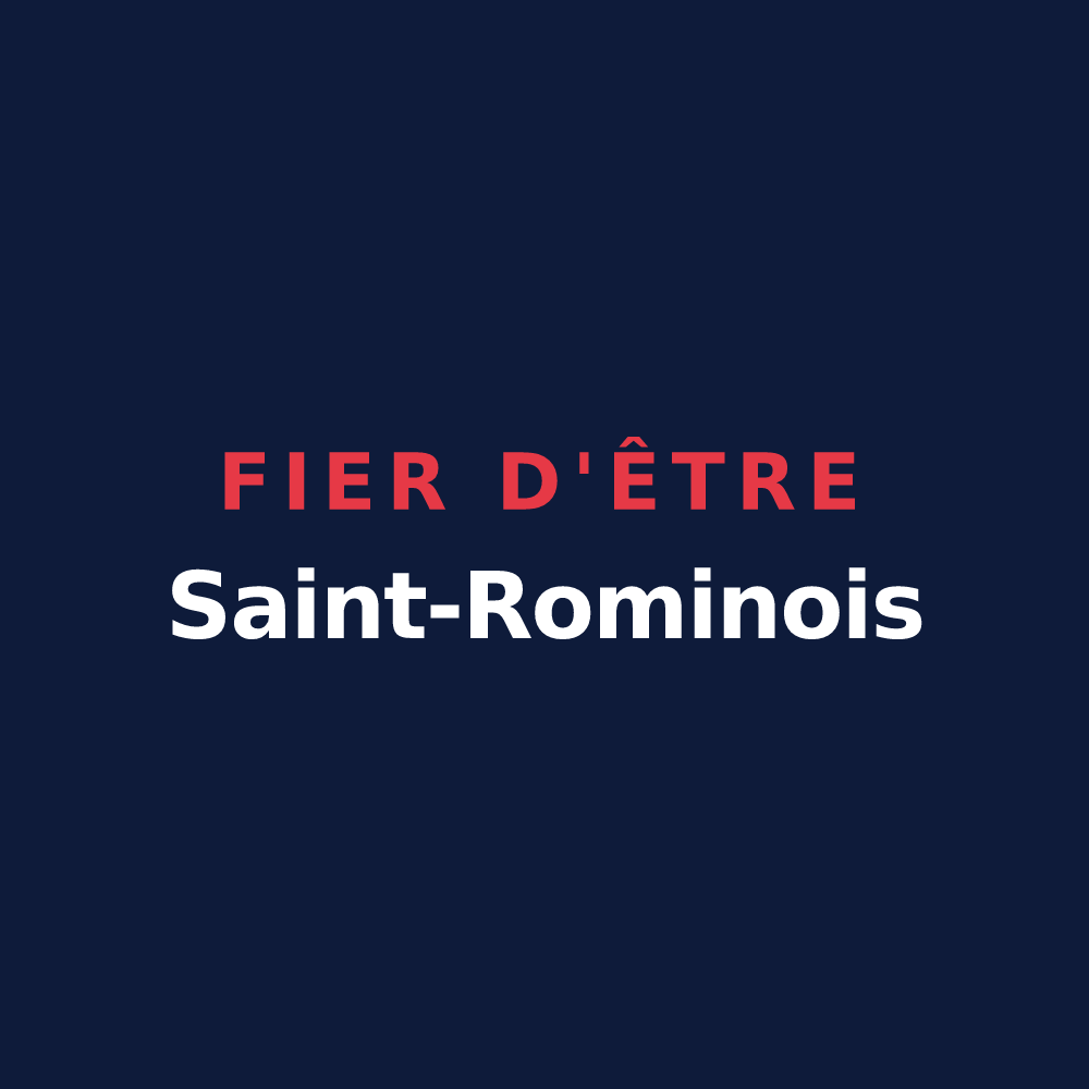 T-shirt « Fier d'être Saint-Rominois » — design pour Saint-Romain-de-Popey