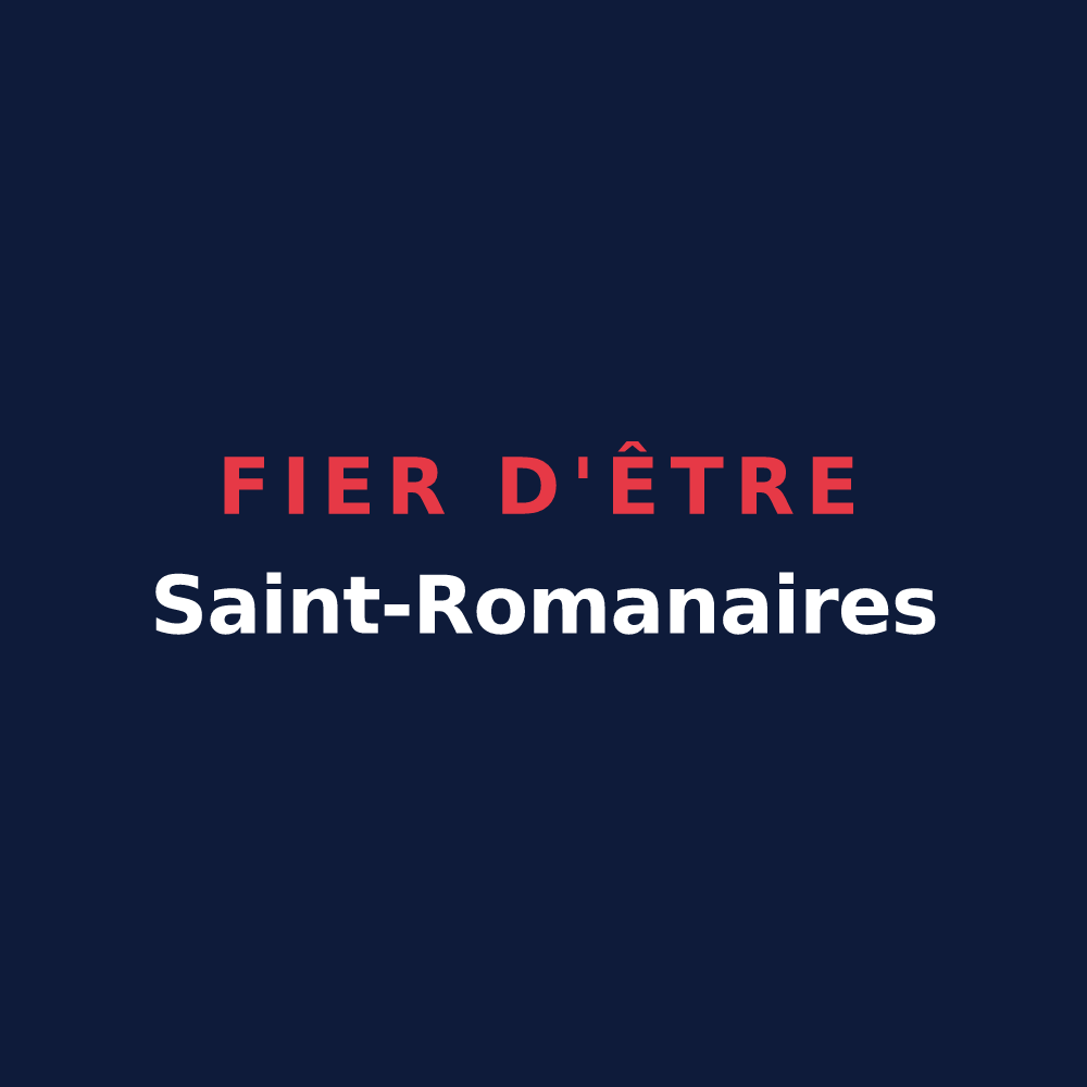 T-shirt « Fier d'être Saint-Romanaires » — design pour Saint-Romain-en-Jarez