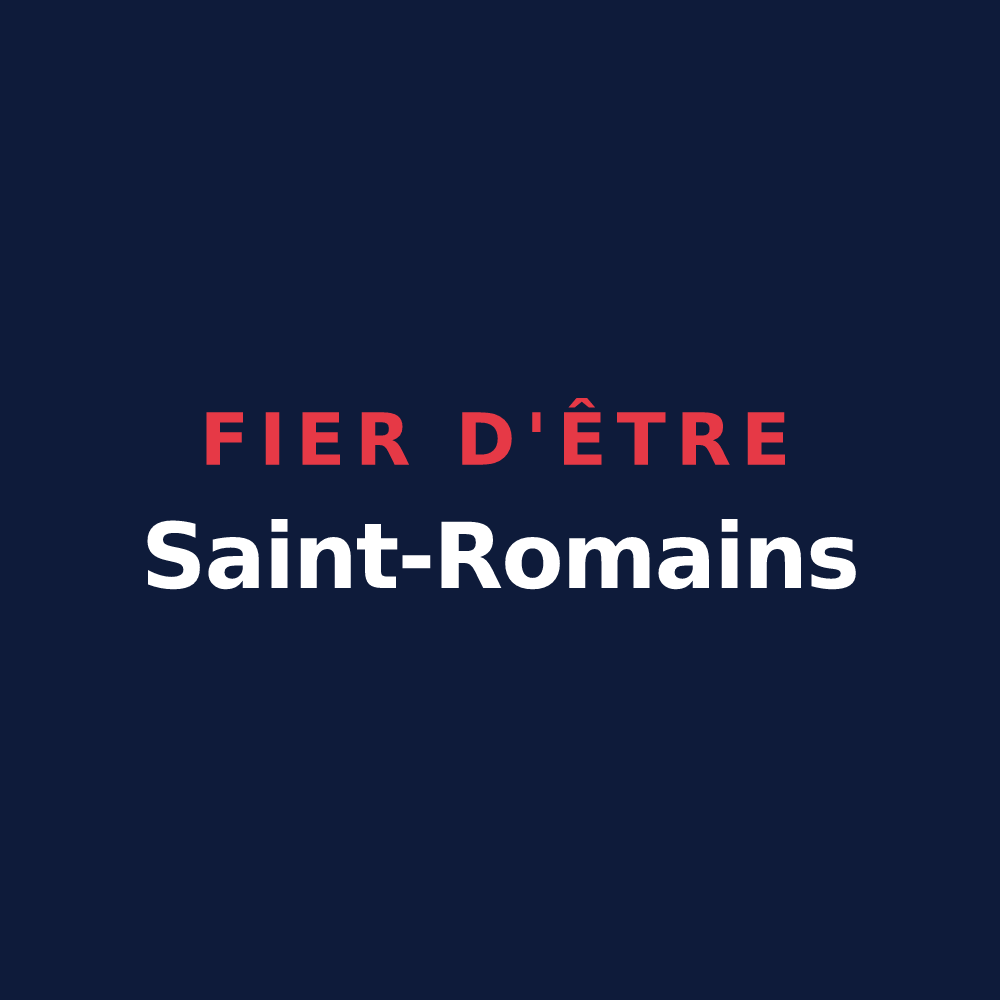 T-shirt « Fier d'être Saint-Romains » — design pour Saint-Rome