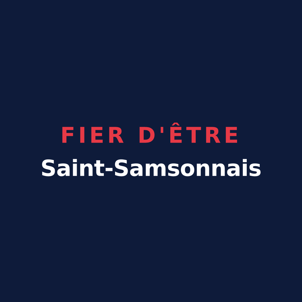 T-shirt « Fier d'être Saint-Samsonnais » — design pour Saint-Samson
