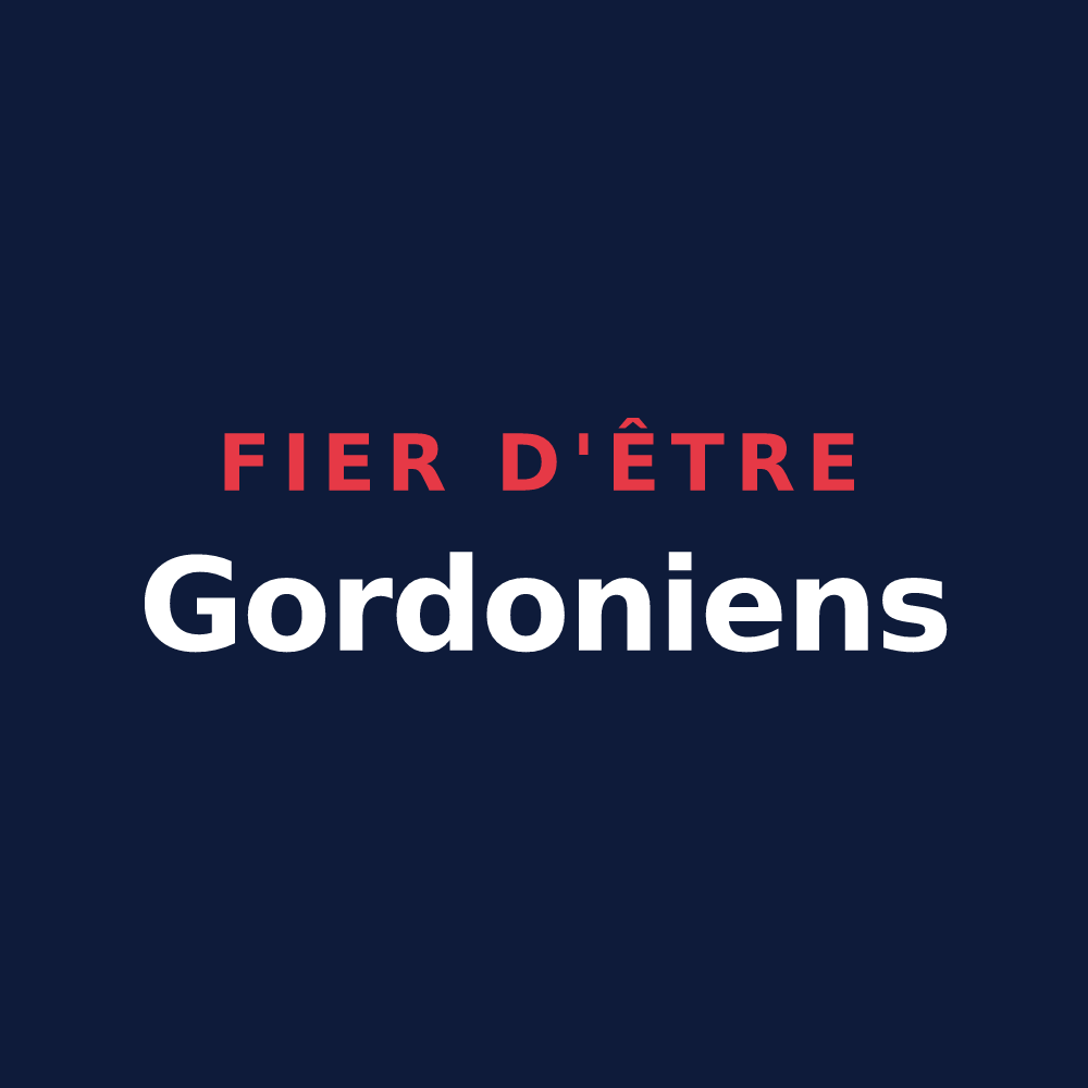 T-shirt « Fier d'être Gordoniens » — design pour Saint-Satur