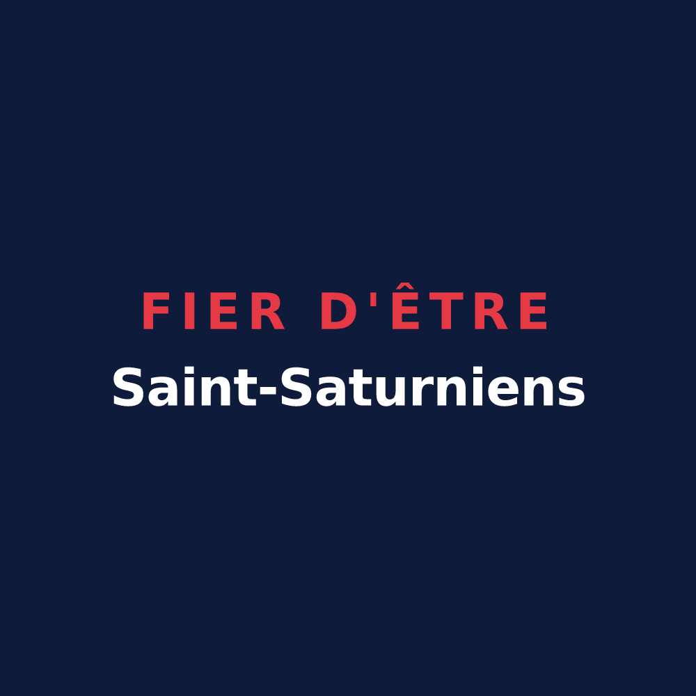 T-shirt « Fier d'être Saint-Saturniens » — design pour Saint-Saturnin