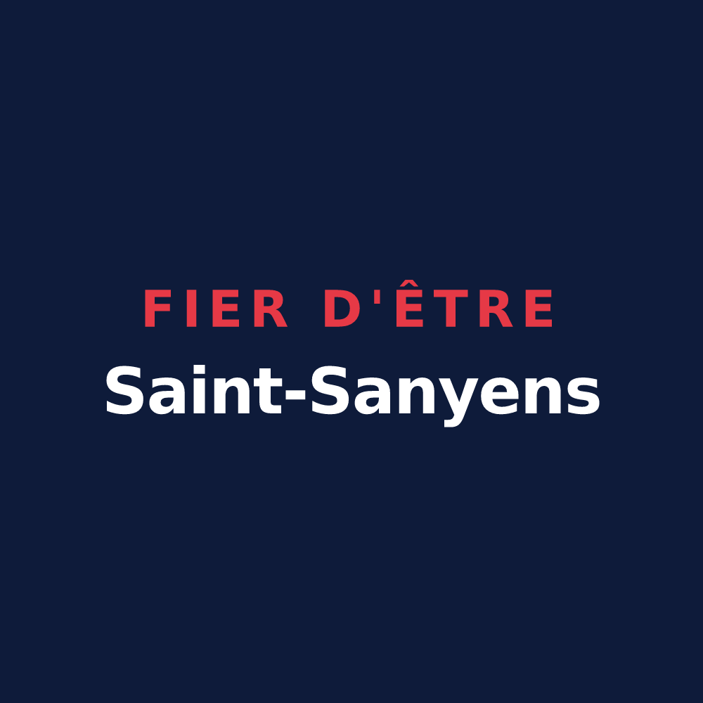 T-shirt « Fier d'être Saint-Sanyens » — design pour Saint-Saturnin